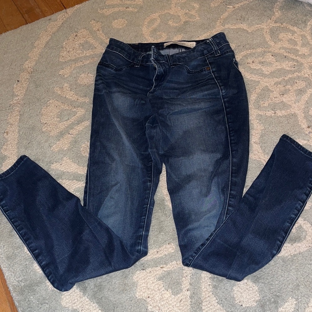 Dark blue skinny jeggings